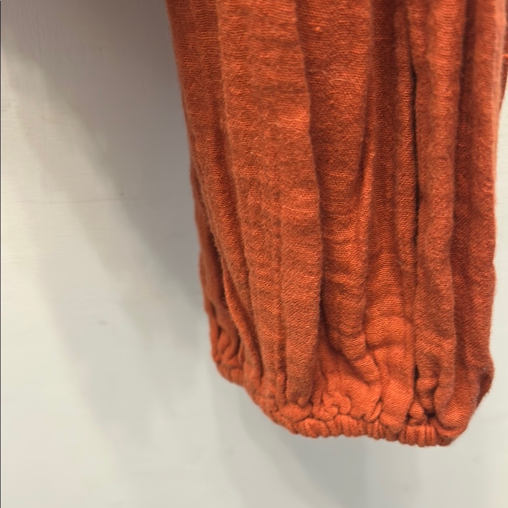 Free People Orange Cropped Blouse - Picture 5 of 12